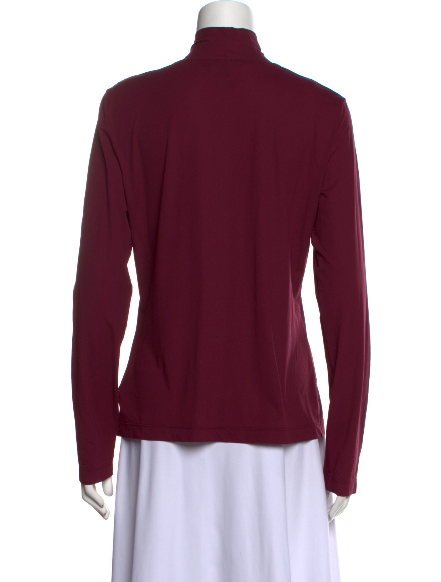 St. John Mock Neck Long Sleeve Sweatshirt